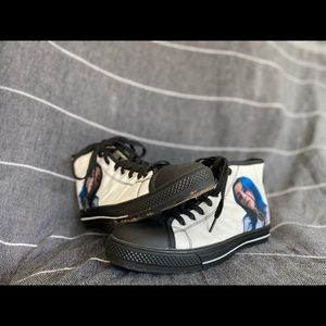 Unworn Billie eilish shoes hand painted